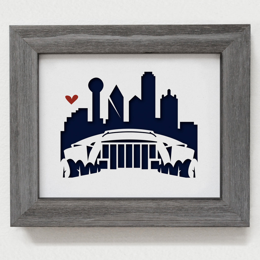 Dallas (Cowboys AT&T Stadium) - 8x10" cut-out