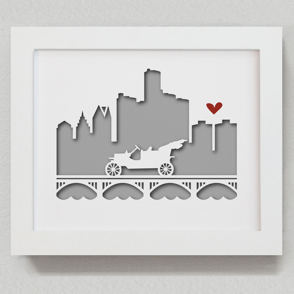 Detroit - 8x10" cut-out