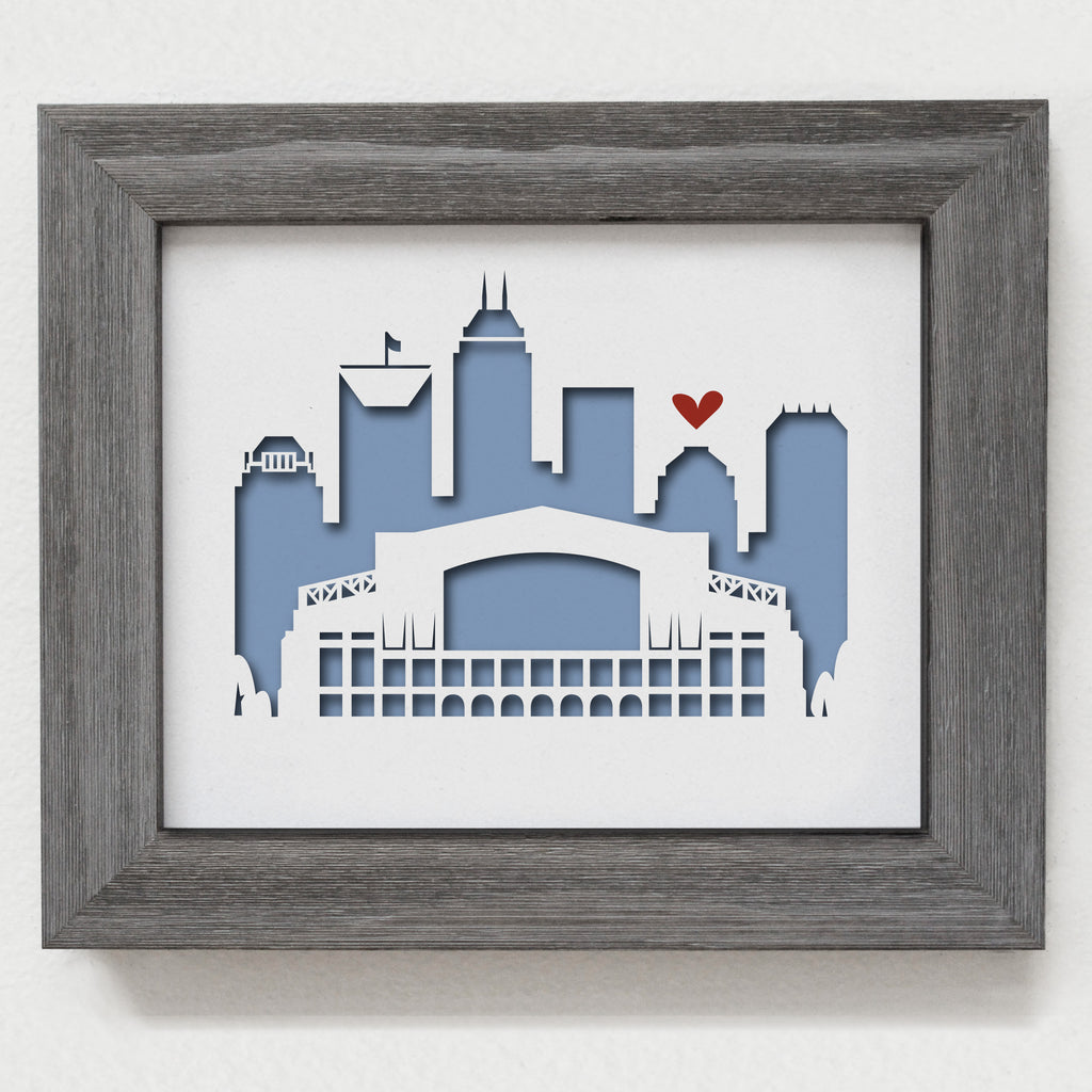 Indianapolis (Lucas Oil Stadium) - 8x10" cut-out
