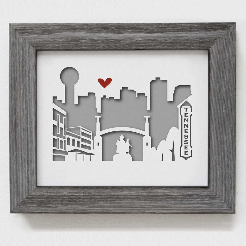 Knoxville - 8x10" cut-out