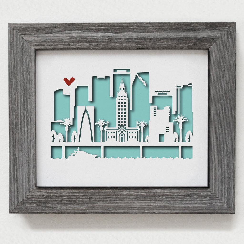 Miami - 8x10" cut-out