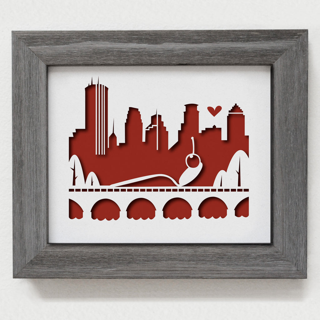 Minneapolis - 8x10" cut-out