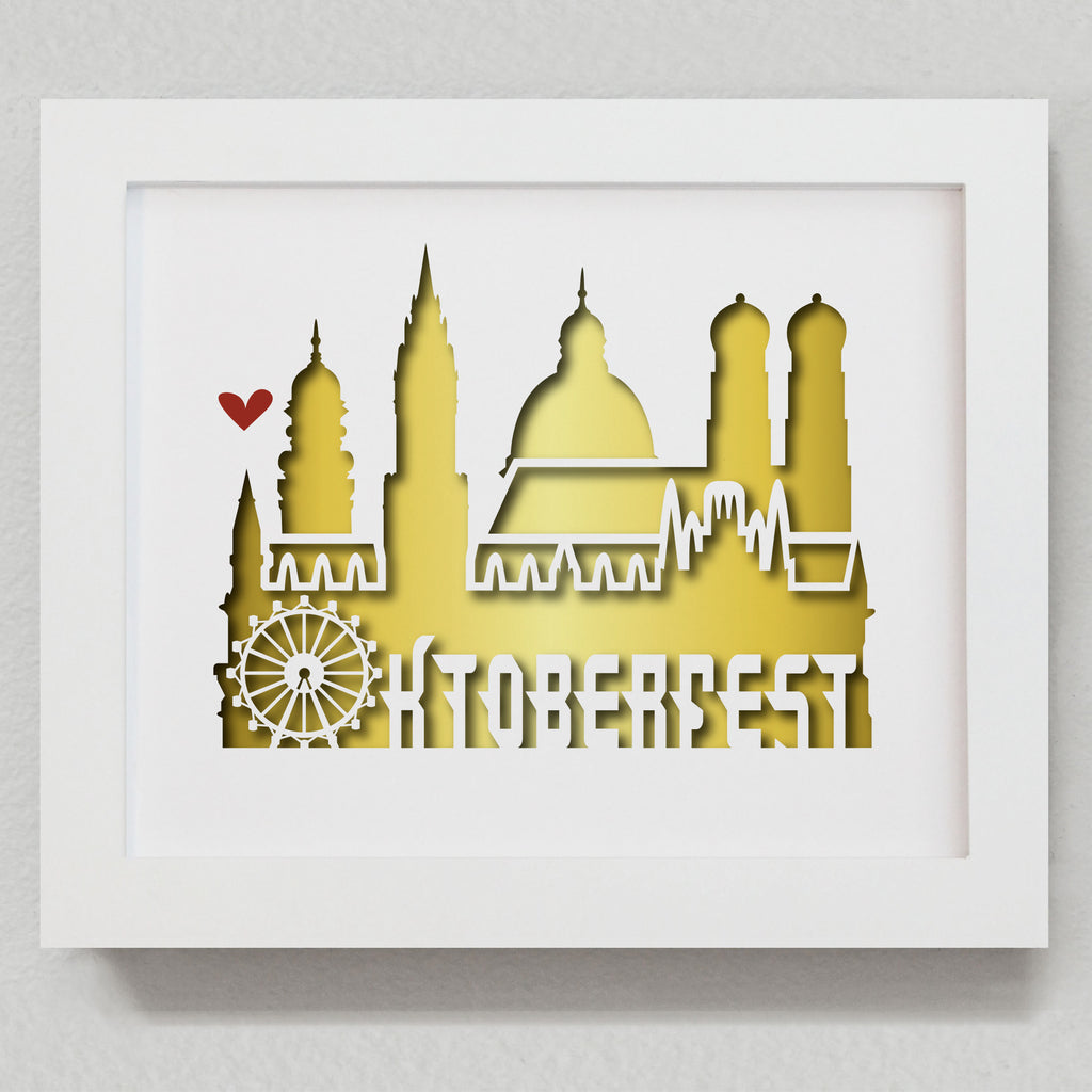 Munich Oktoberfest - 8x10" cut-out
