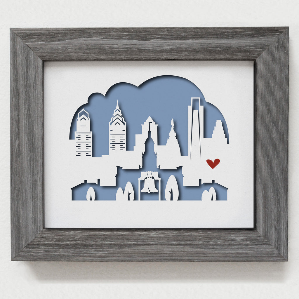 Philadelphia - Liberty Bell - 8x10" cut-out