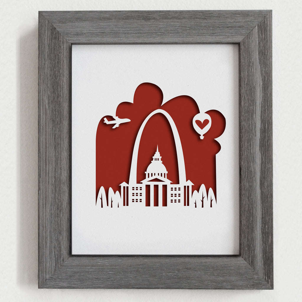St. Louis - 8x10" cut-out