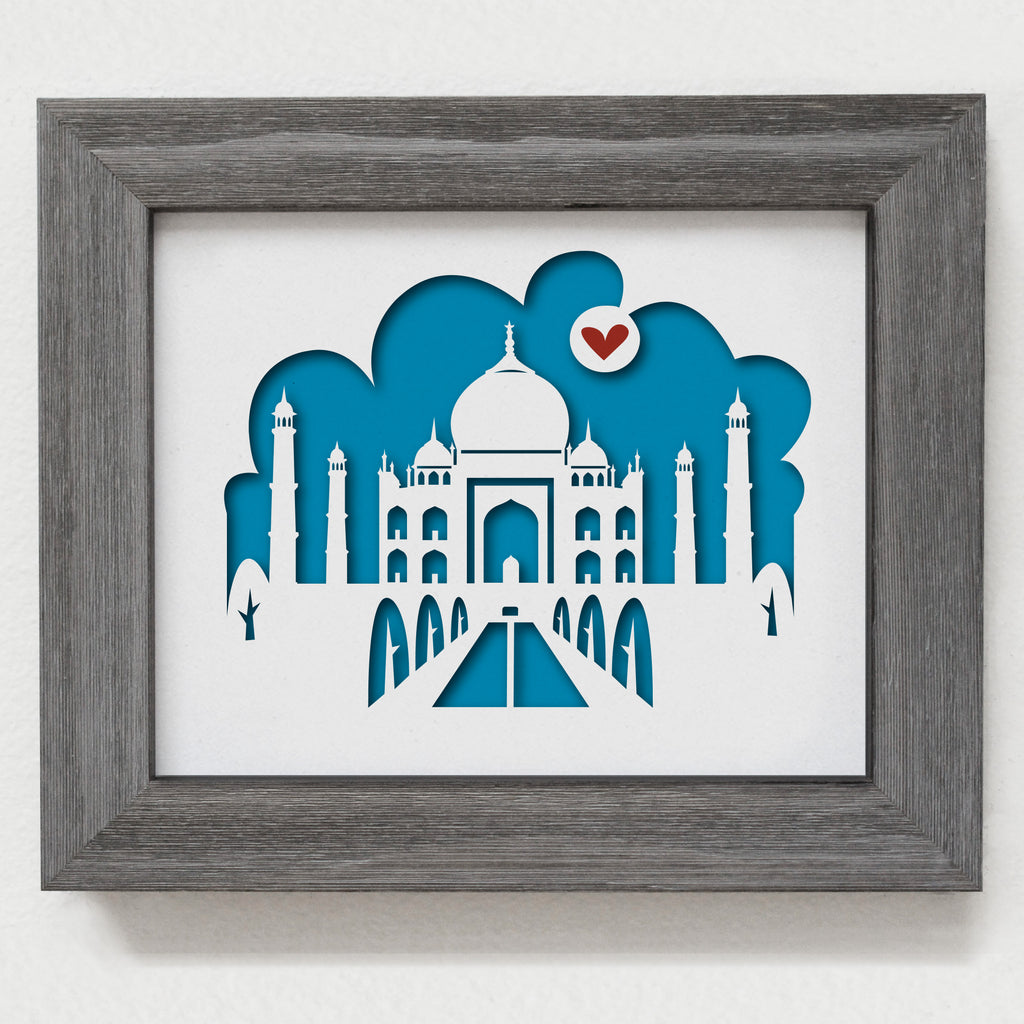 Taj Mahal - 8x10" cut-out
