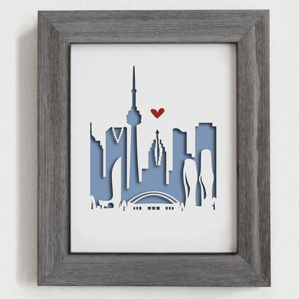 Toronto (Rogers Centre / Skydome) - 8x10" cut-out