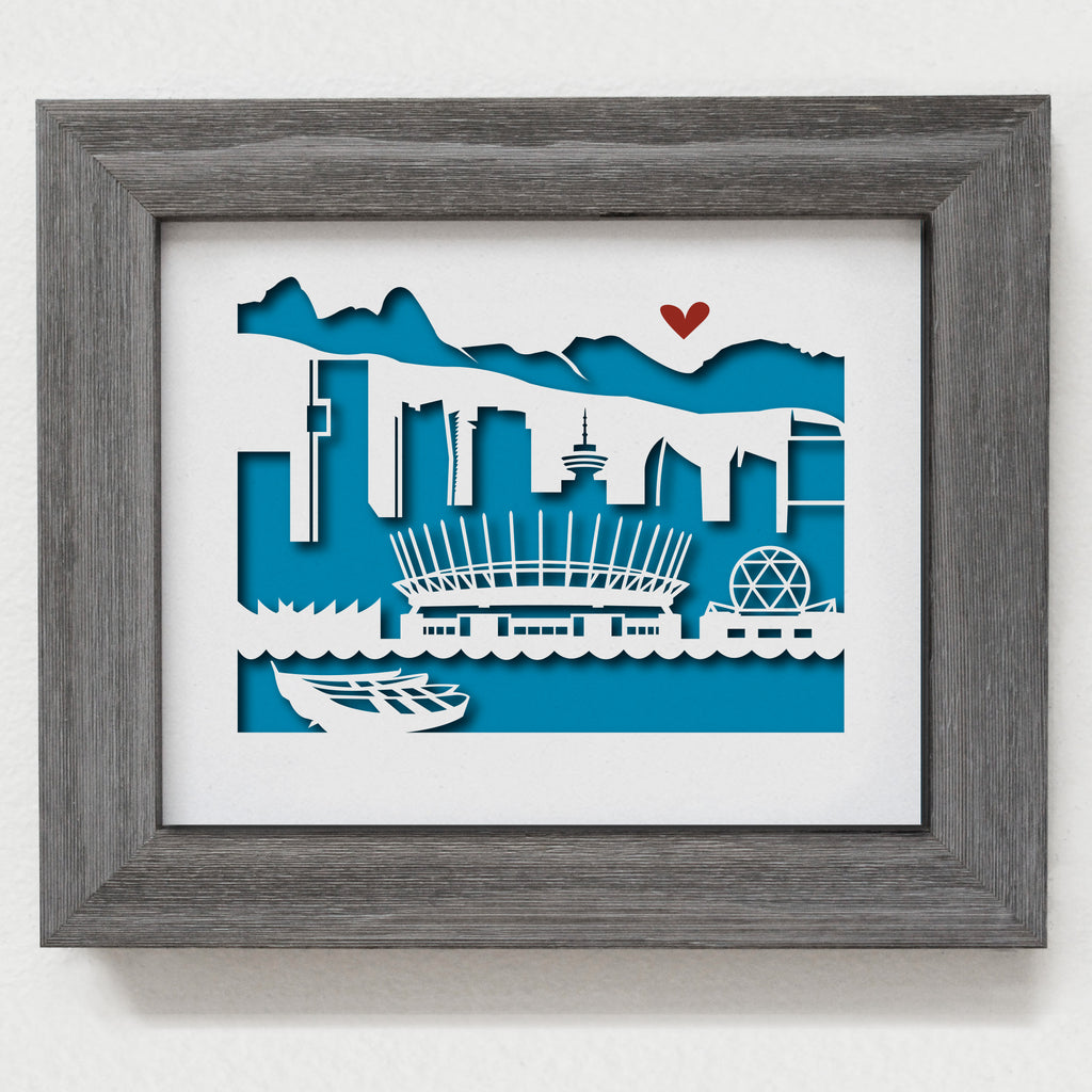 Vancouver - 8x10" cut-out