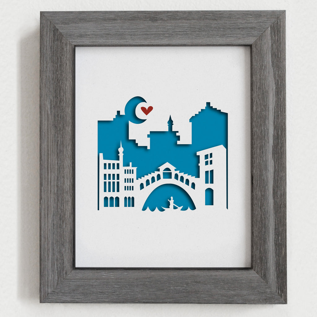 Venice (Venezia) - 8x10" cut-out