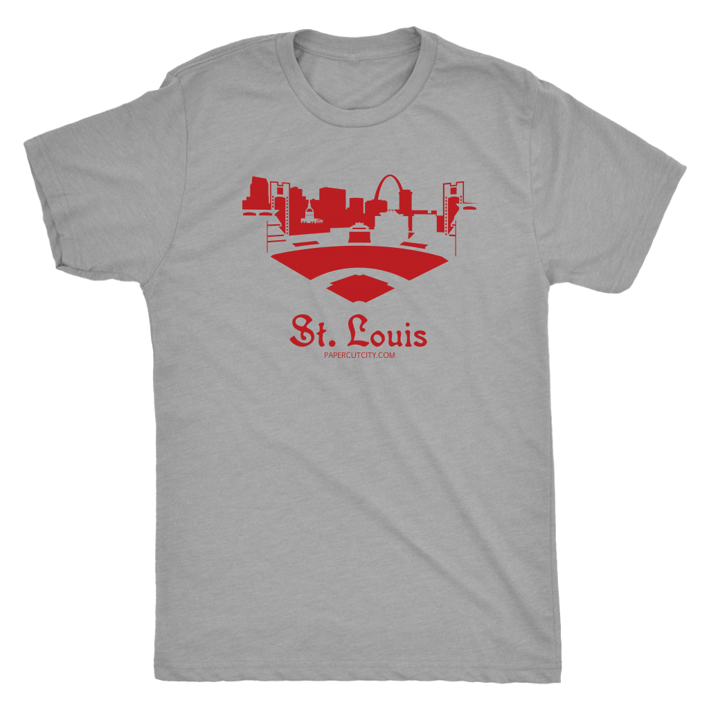 St. Lous Baseball Stadium - premium triblend tee