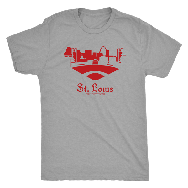 St. Lous Baseball Stadium - premium triblend tee