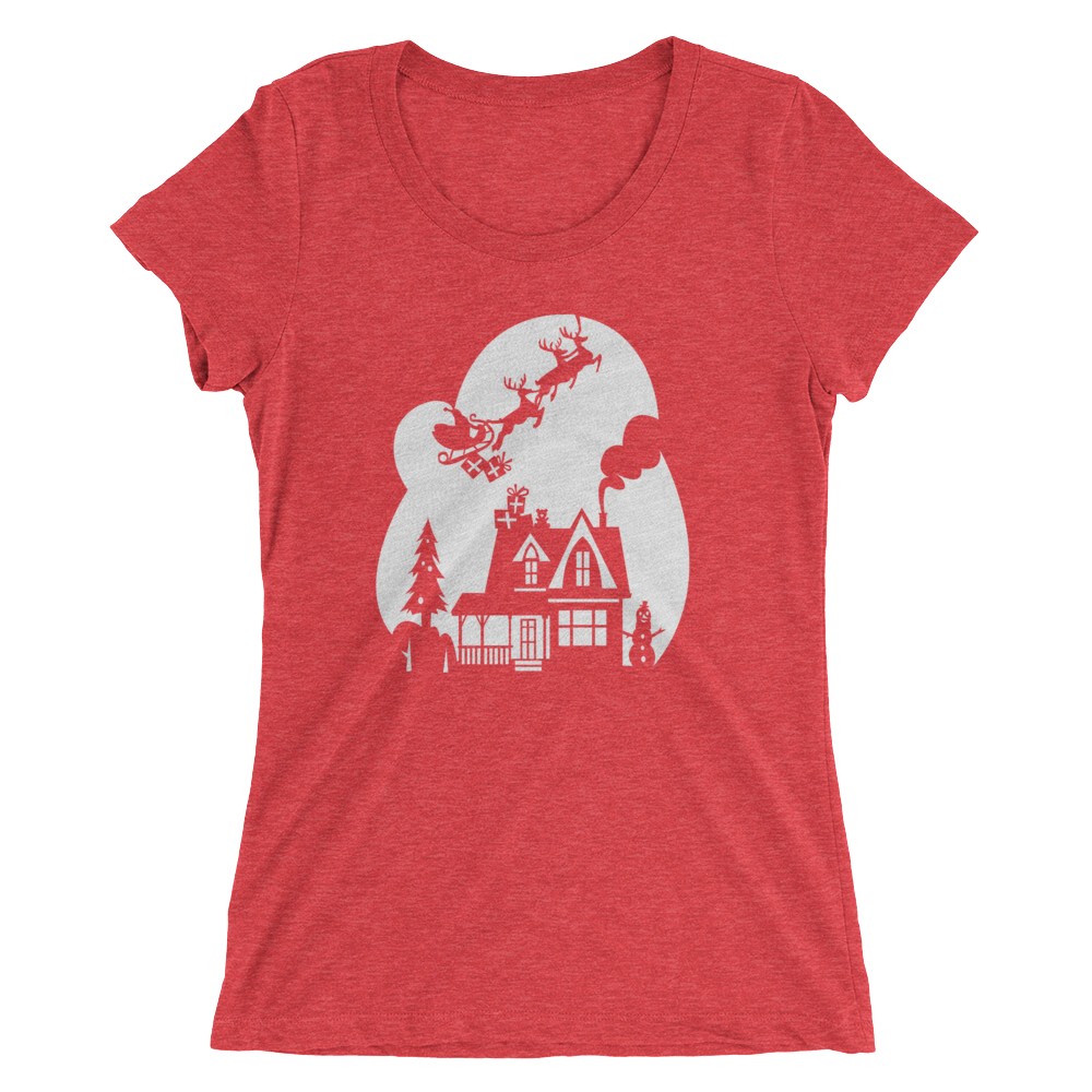 Christmas 1 - women's premium triblend T-shirt