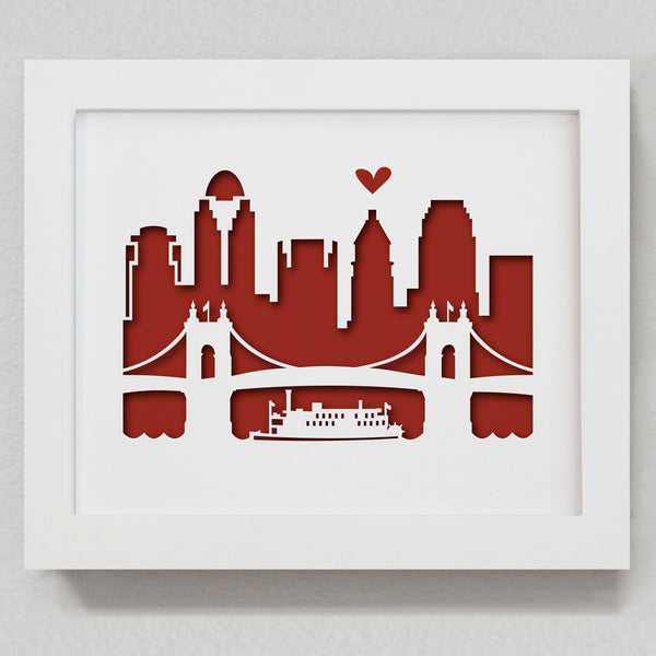 Cincinnati - 8x10" cut-out