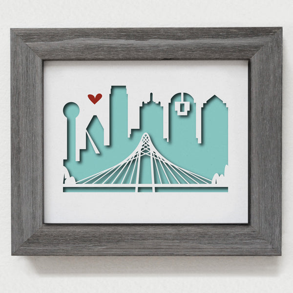 Dallas #2 - 8x10" cut-out