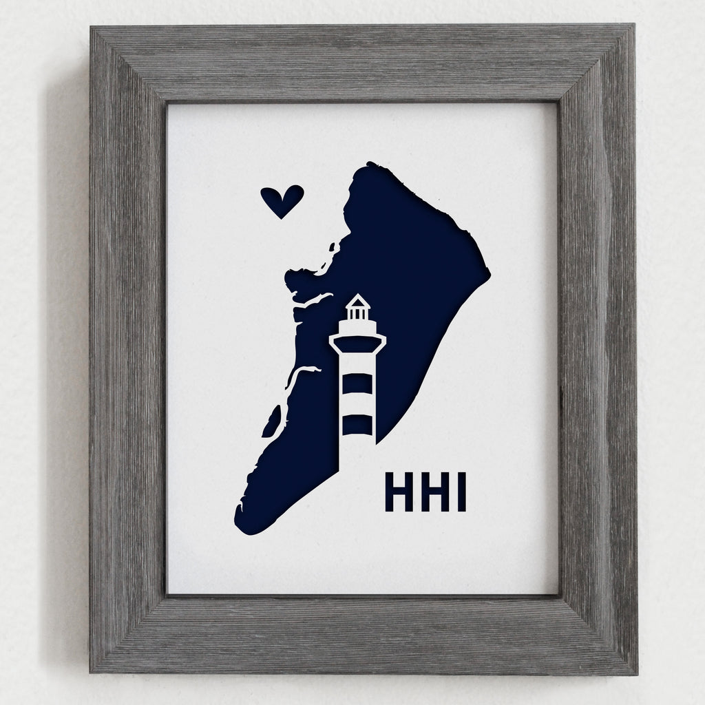 Hilton Head Island - 8x10" cut-out