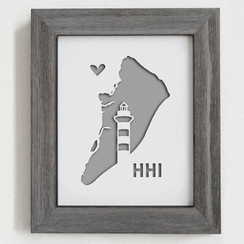 Hilton Head Island - 8x10" cut-out