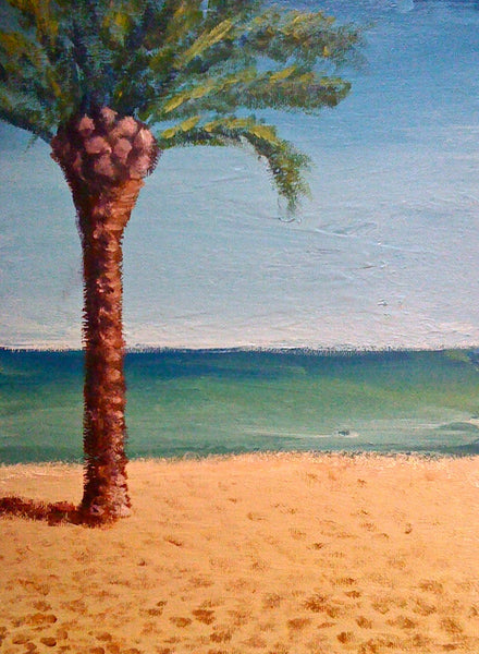 Moncofar Beach - SOLD painting