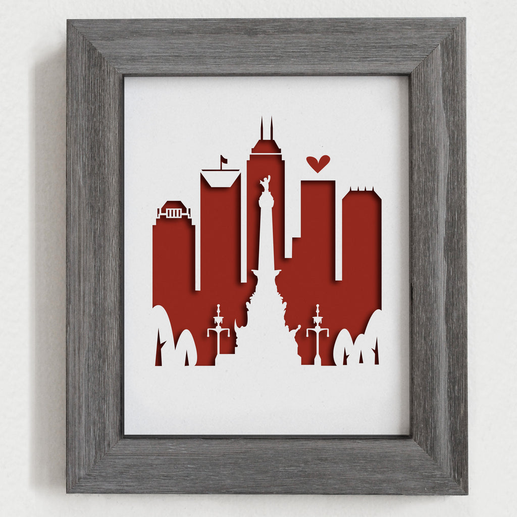 Indianapolis - 8x10" cut-out