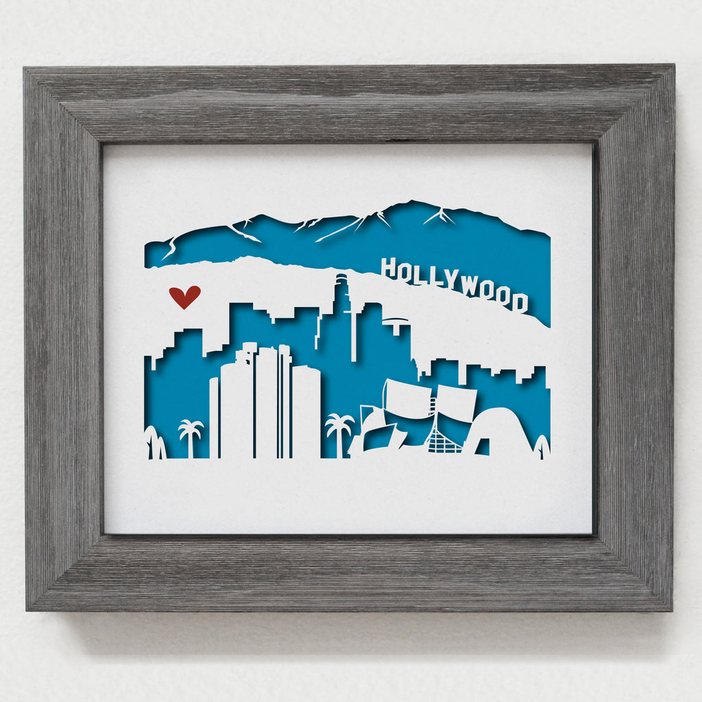 Los Angeles - 8x10" cut-out