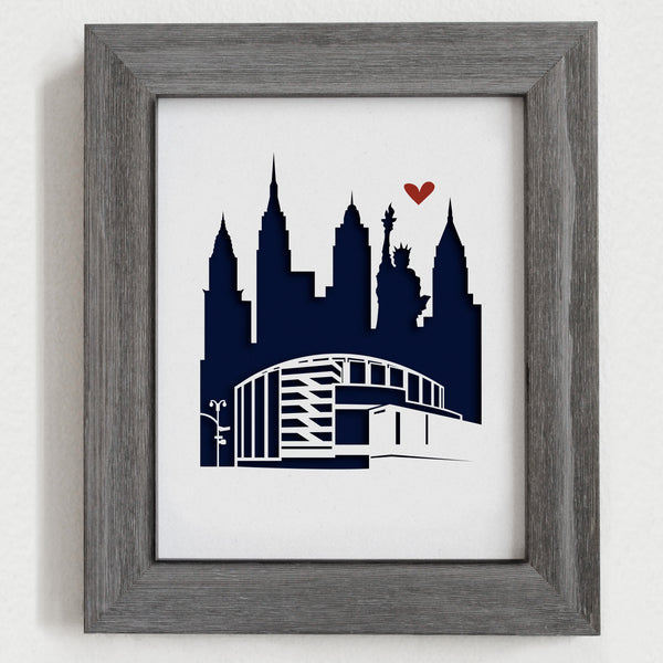 New York City (Madison Square Garden) - 8x10" cut-out