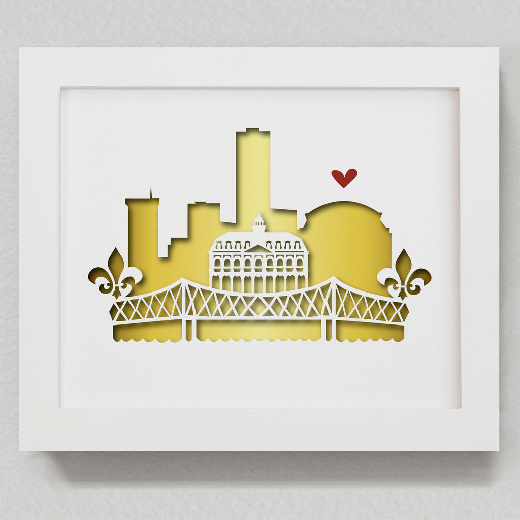 New Orleans - 8x10" cut-out