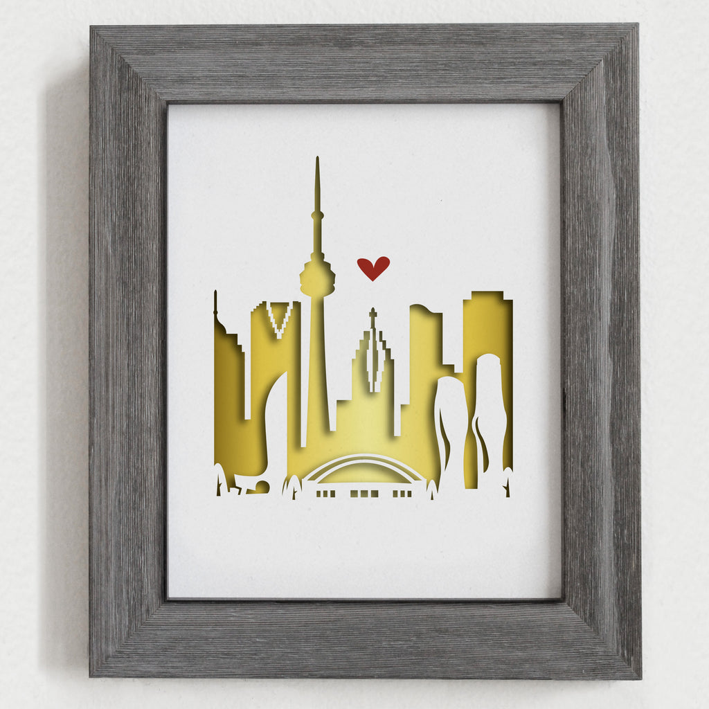 Toronto (Rogers Centre / Skydome) - 8x10" cut-out