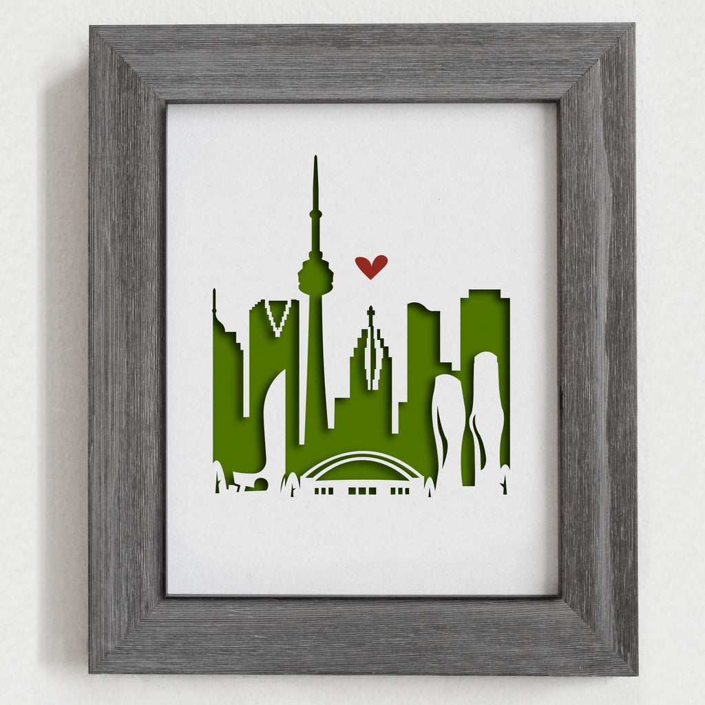 Toronto (Rogers Centre / Skydome) - 8x10" cut-out
