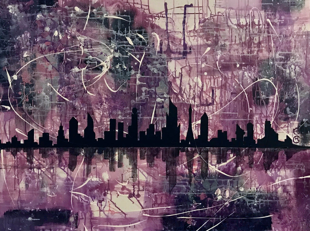City by the Bay - 3'x4' painting