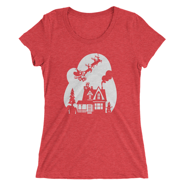 Christmas 1 - women's premium triblend T-shirt