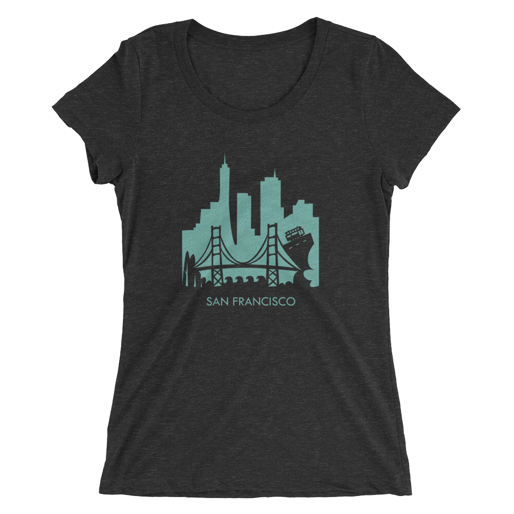 San Francisco - women's premium triblend T-shirt